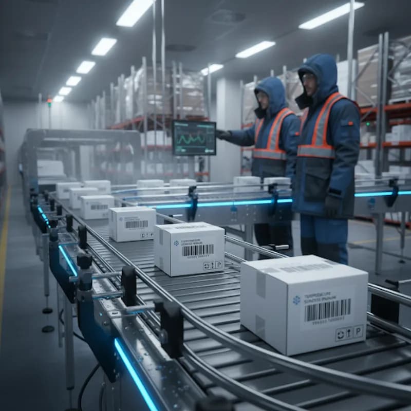 Cold Chain Logistics Label