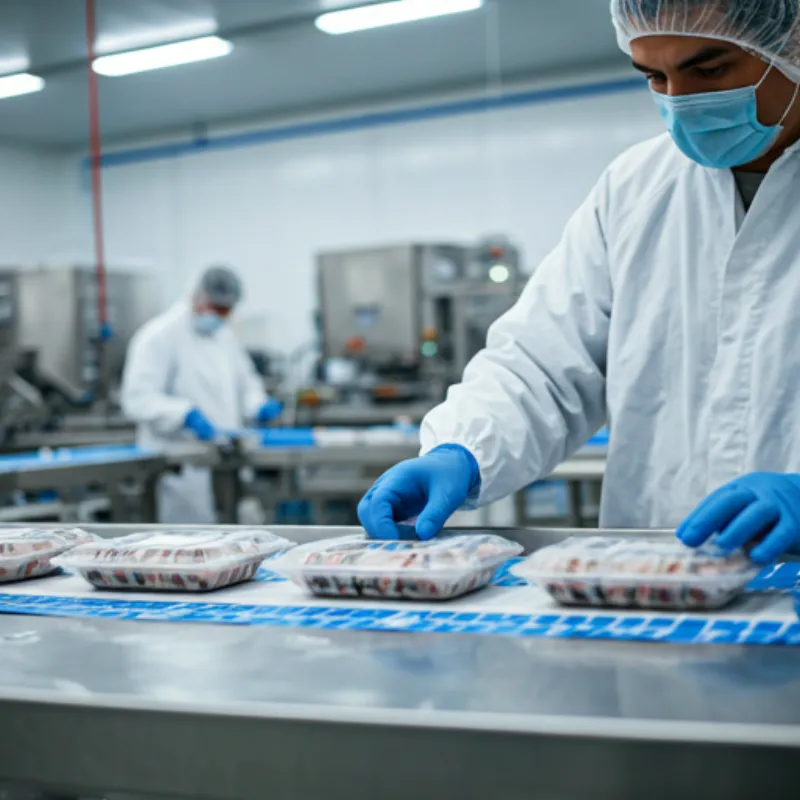 食品製造 — 冷凍庫專用標籤，-40°C 不脫落